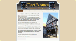 Desktop Screenshot of hotel3kronen.de
